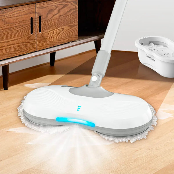 [LEVE 2 PAGUE 1] Mop Elétrico CleanFlex + BRINDES: Módulos de Limpeza e Tanque Suporte