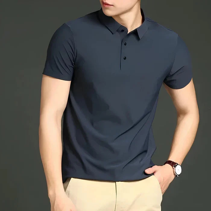 [PAGUE 2 LEVE 4] Camisas Sociais de Seda Gelo Mercure + BRINDES: 3 Bermudas, Relógio e Óculos