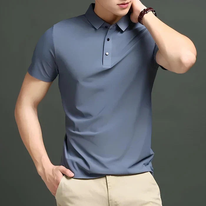 [PAGUE 2 LEVE 4] Camisas Sociais de Seda Gelo Mercure + BRINDES: 3 Bermudas, Relógio e Óculos