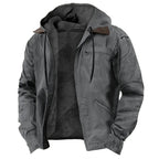 Jaqueta Masculina Para Inverno Fleece com Capuz - (Promoção de Inverno 2025)