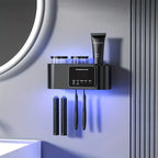 Kit LuxClean Completo – Organização Premium, Higiene Inteligente e Sofisticação para o Seu Banheiro