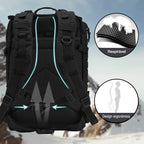 Mochila Tática Militar Preta 50L