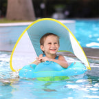 Boia Infantil Inflável com Proteção Solar Removível - BabySun