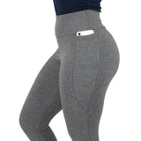 Calça Legging Feminina Térmica Flanelada com Bolsos
