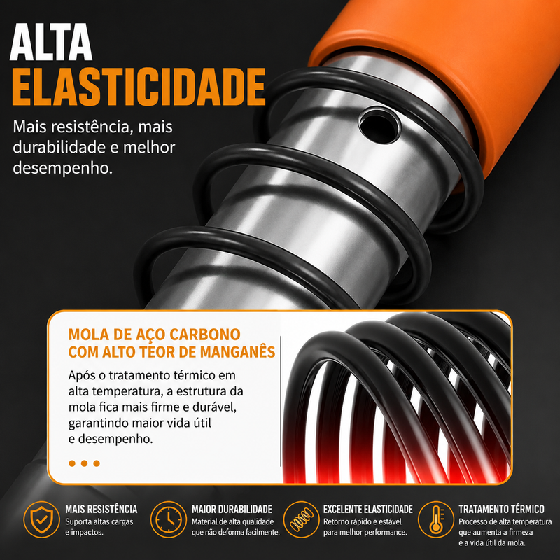Kit Com Pistola De Fixação De Ação Direta Finca Pinos +200 Pinos