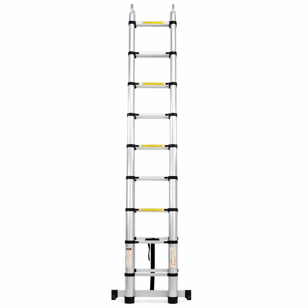 Escada Telescópica TNT Aço Inox, Fácil de Guardar, Portátil, Extensível