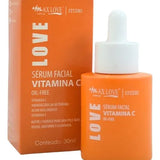 Kit 3 Serum Vitamina C 10 em 1 Facial Max Love Rosto Hidratante