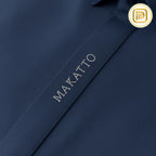 [PAGUE 2 LEVE 4] Kit Camisa Social Tecnológica Makatto em Malha de Seda Gelo (Nunca Amassa!) + BRINDES: Cinto, Carteira e Relógio