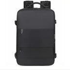 Mochila Para Viagem Multifuncional Expansível e Tecnológica + BRINDE: Adaptador de Tomada Universal