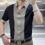 [PAGUE 3 LEVE 5] Camisa Polo Casual Versatto em Viscose, Seda Gelo e Elastano + Brindes: 3 Bermudas e Relógio
