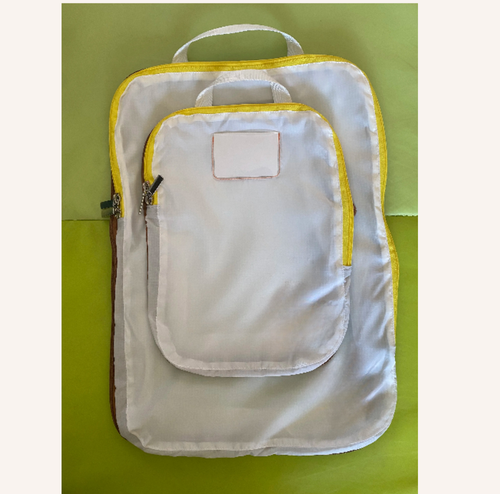 Kit de bolsas organizadoras de compressão ultraleves para malas de viagem