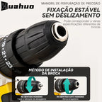 Parafusadeira e Furadeira Premium 26V + 2 Bateria de Brinde