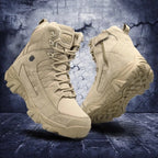 Kit Bota Tática Militar Strikeforce + 2 Brindes Táticos: Jaqueta Militar e Relógio Tático