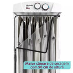 Secadora de Roupa 8 kg com timer ar quente e frio + Omo Lava Roupas de Brinde